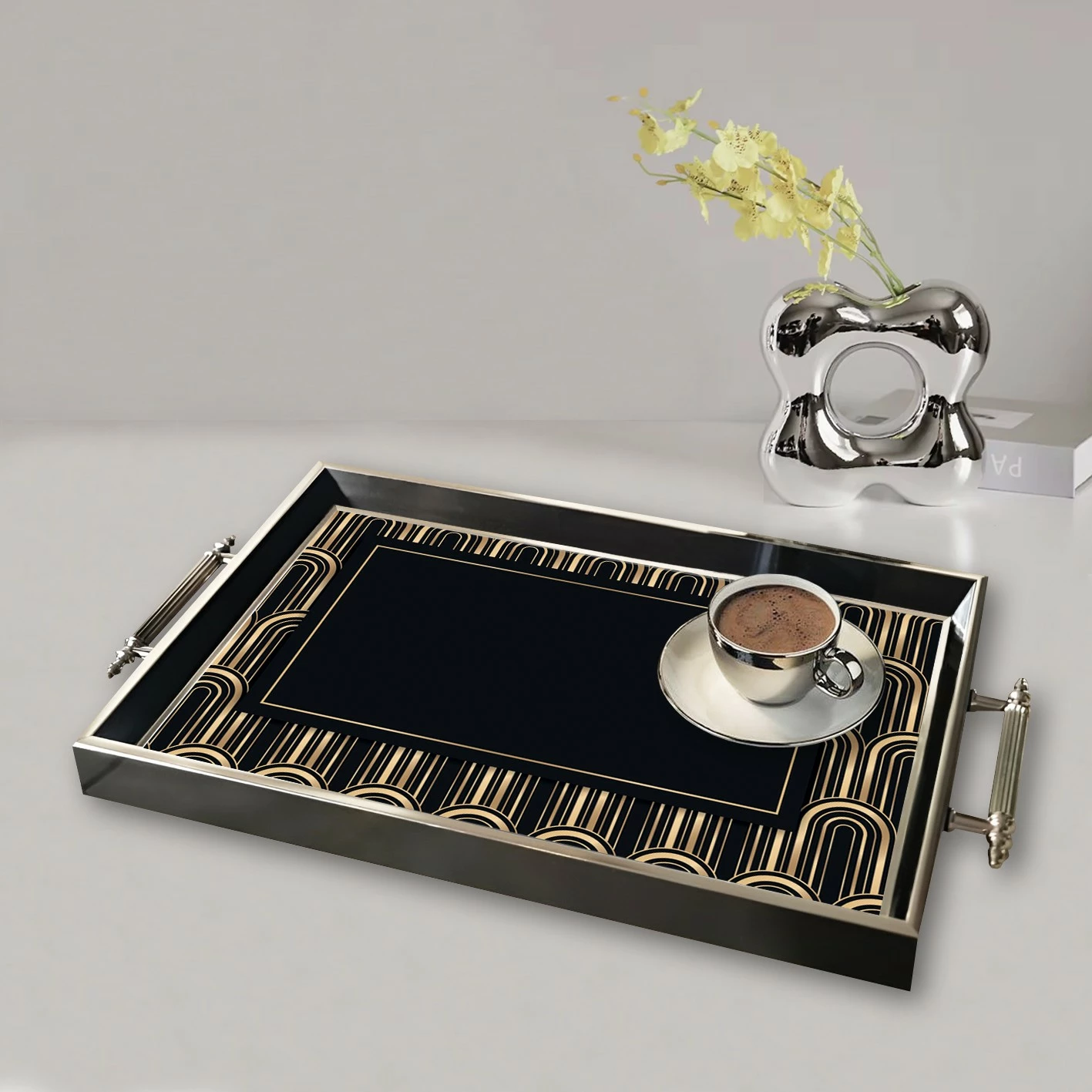 Tabaka xhami Aberto Design, shumëngjyrëshe, TPG9913