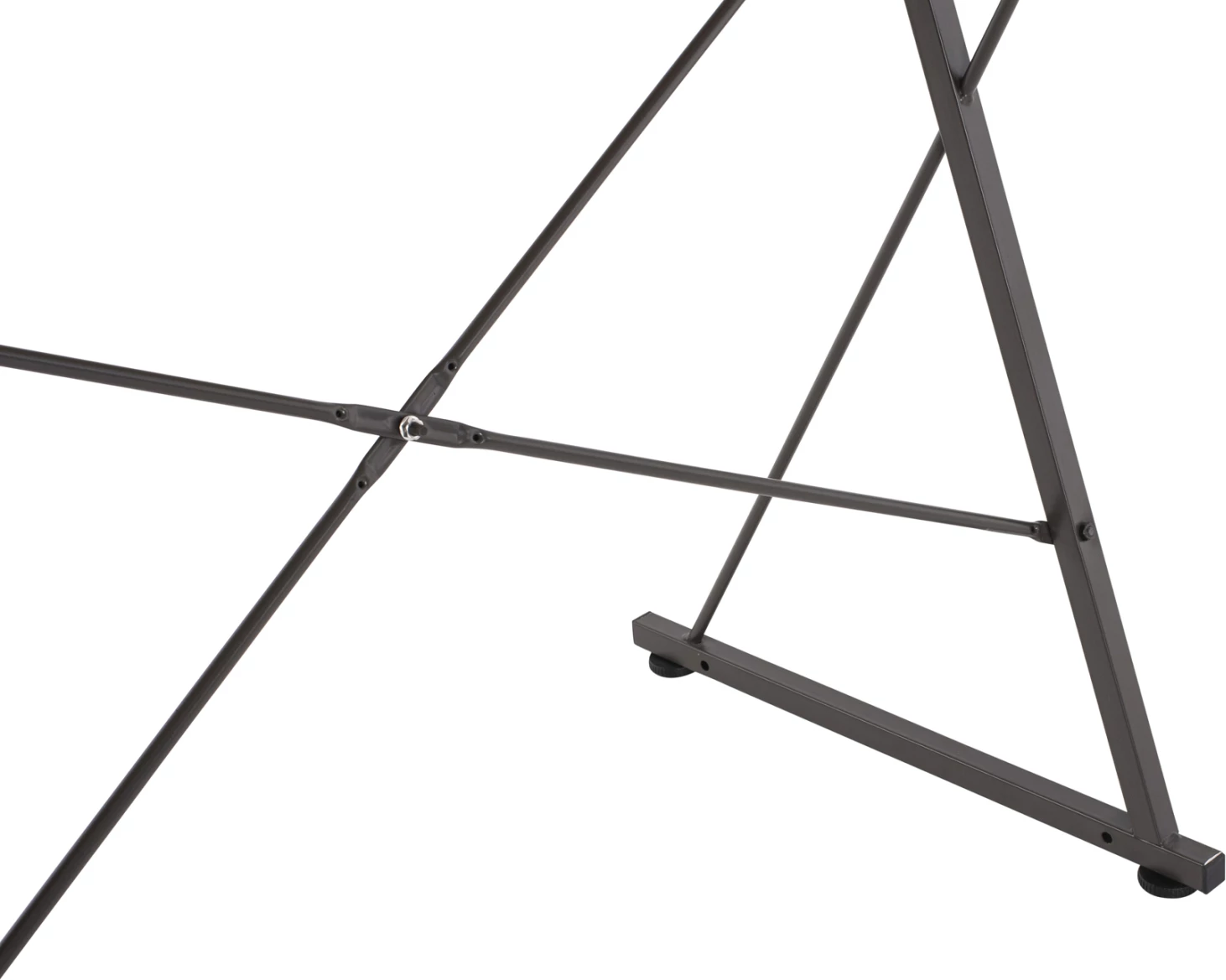 Tavolinë zyre FH9317, ngjyrë metalike e zezë me sipërfaqe tavoline MDF ngjyrë lisi, 116x48x89.5 cm