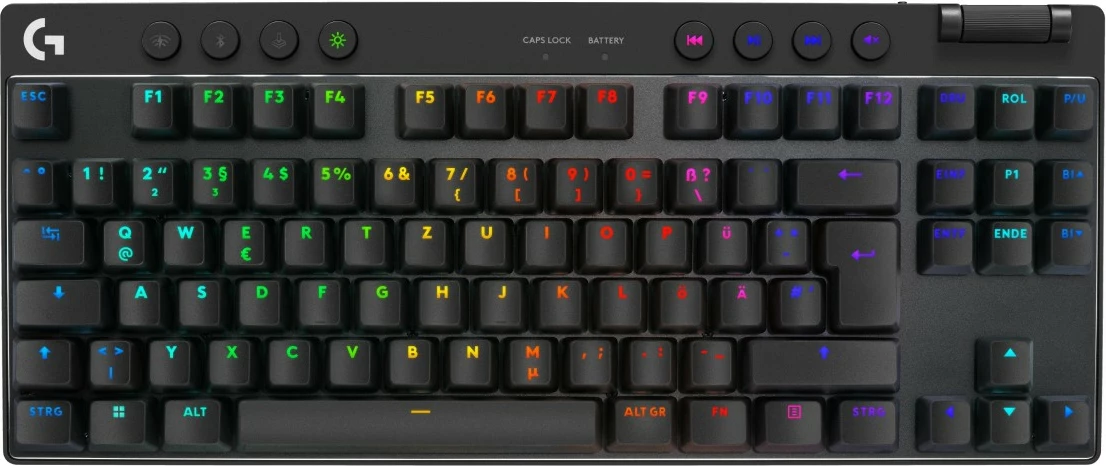 Tastierë mekanike Logitech G 920-012130, Wireless, RGB LED, e zezë