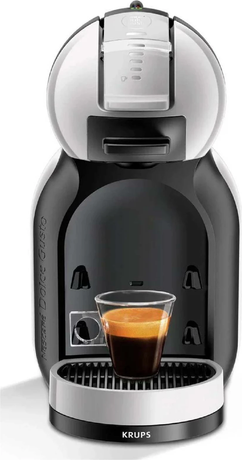 Aparat kafeje me kapsula Krups Dolce Gusto Mini Me KP123B10, 15 bar, gri arktik/zi