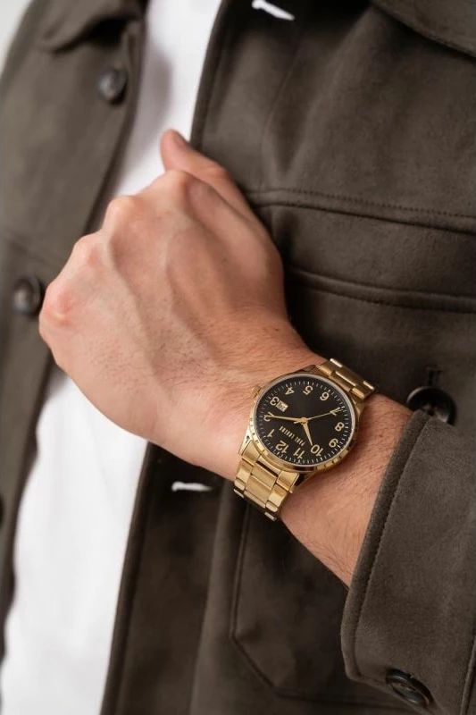 Orë dore për meshkuj Paul Lorens, e zezë