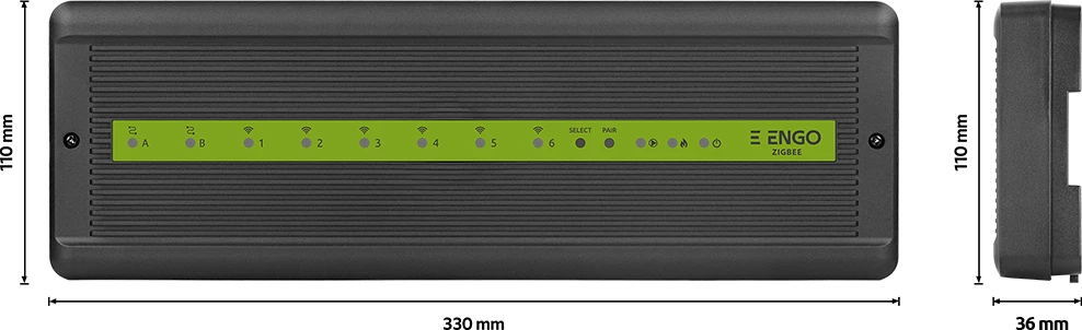 Kutia elektrike per dysheme Wireless 6 Qarqe Engo ECB62ZB