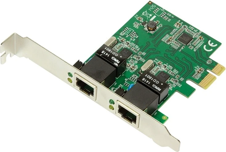 Kartë Rrjeti LogiLink PCI Express 2x Gigabit