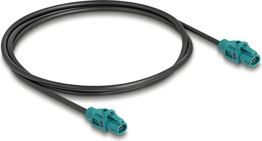 Kablë DeLOCK HDMTD Z (femër-femër), 1 m, 100 Ω, e zezë