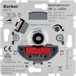 Dimer rrotullues Berker 2873 NV, 20-500W, 230V, metallic
