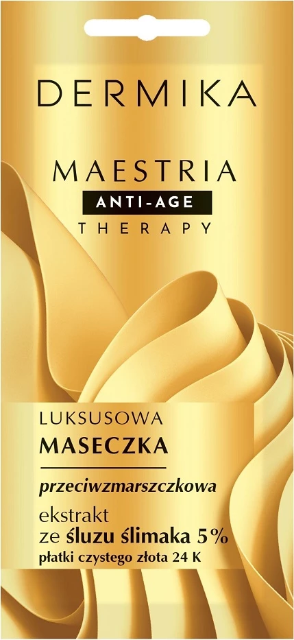 Maskë kundër rrudhave për femra Dermika Maestria Anti-Age Therapy me 5% mukus kërmilli, 7g
