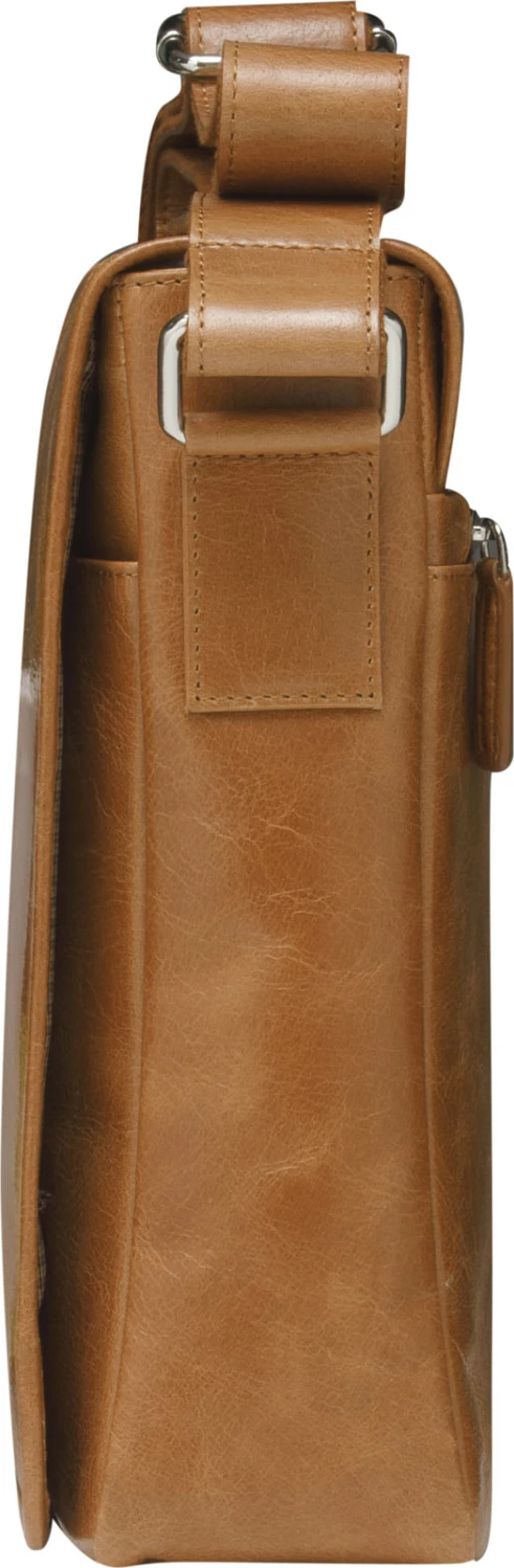Çantë messenger dbramante1928 Marselisborg 14", lëkurë full-grain, rrip supi, kafe (Golden Tan)