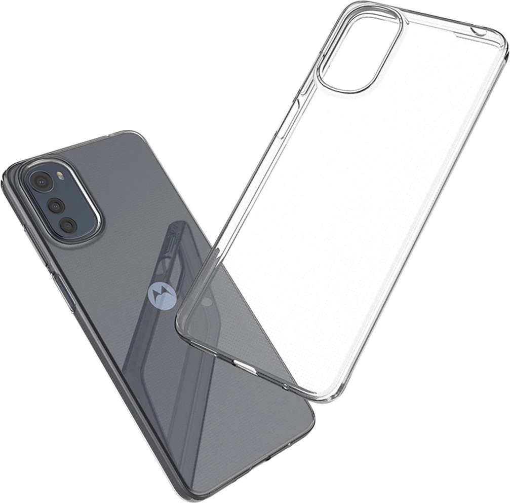 Mbështjellës Hurtel Ultra Clear 0.5mm për Motorola Moto E32, Transparent