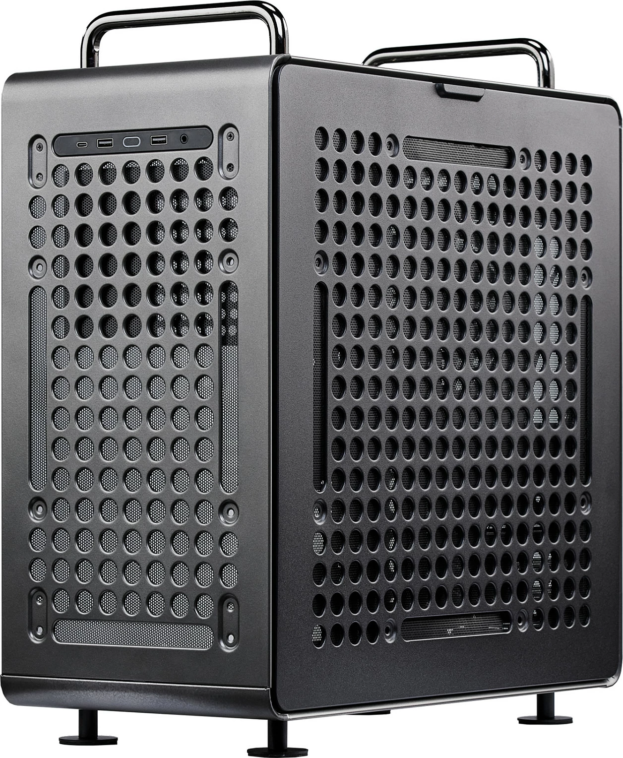 Kasë Cooler Master Qube 540, Midi Tower ATX, xham i temperum, e zezë