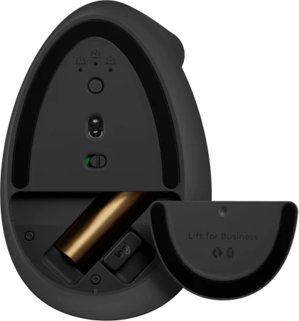 Maus vertikal ergonomik Logitech Lift for Business 910-006494, wireless, Bluetooth/Logi Bolt, 4000 DPI, grafit (OEM)