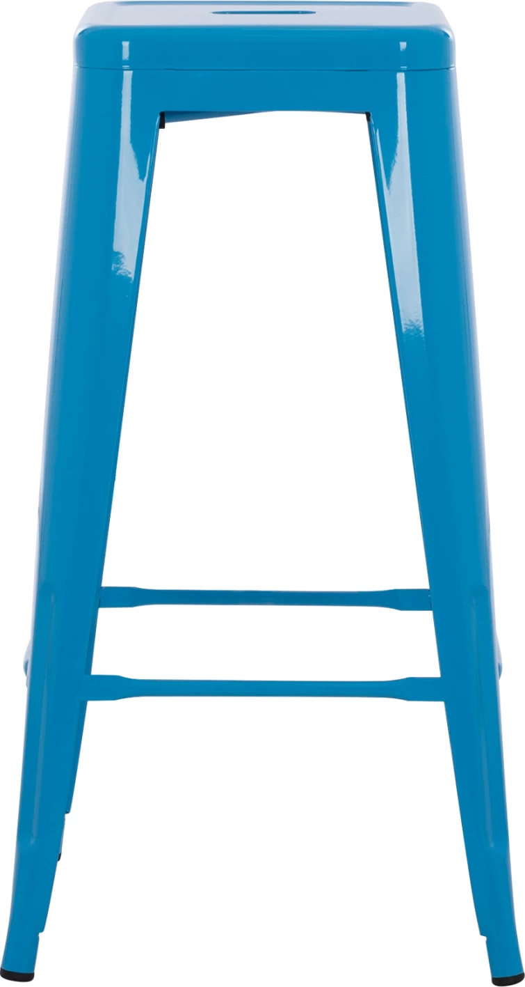 Karrige për bar MELITA FH8642.48 metalike, ngjyrë kaltër, 43x43x78H cm.