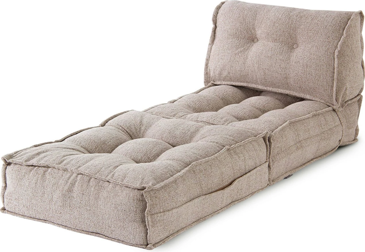 Krevat-kolltuk një vendësh Atelier del Sofa, ngjyrë mocca - kafe e çelët