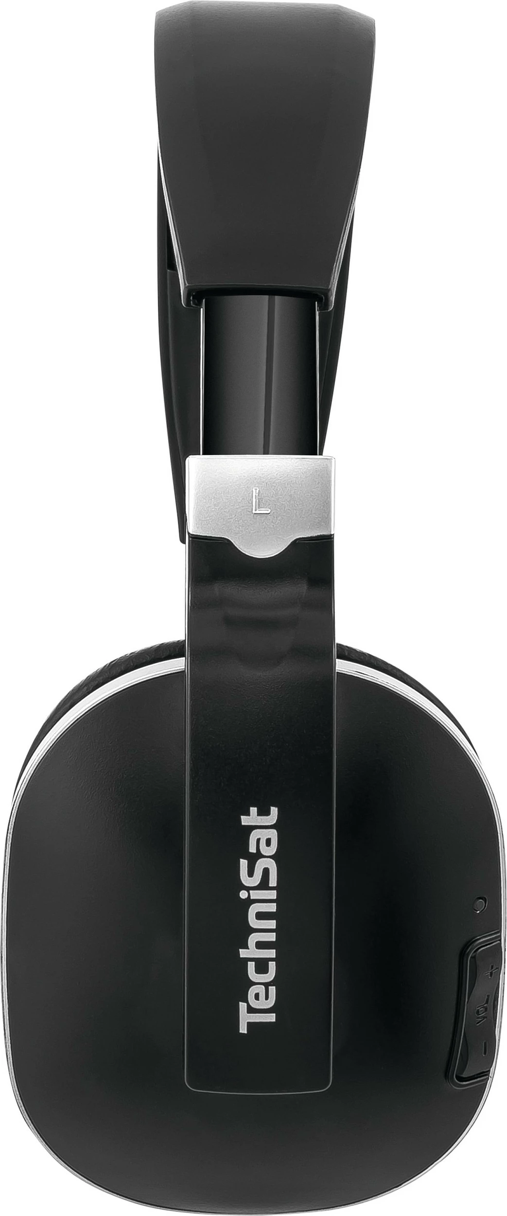 Kufje TechniSat StereoMan 2 DAB+, me kabllo & wireless, stacion bazë me DAB+/FM, 3.5mm AUX, zezë