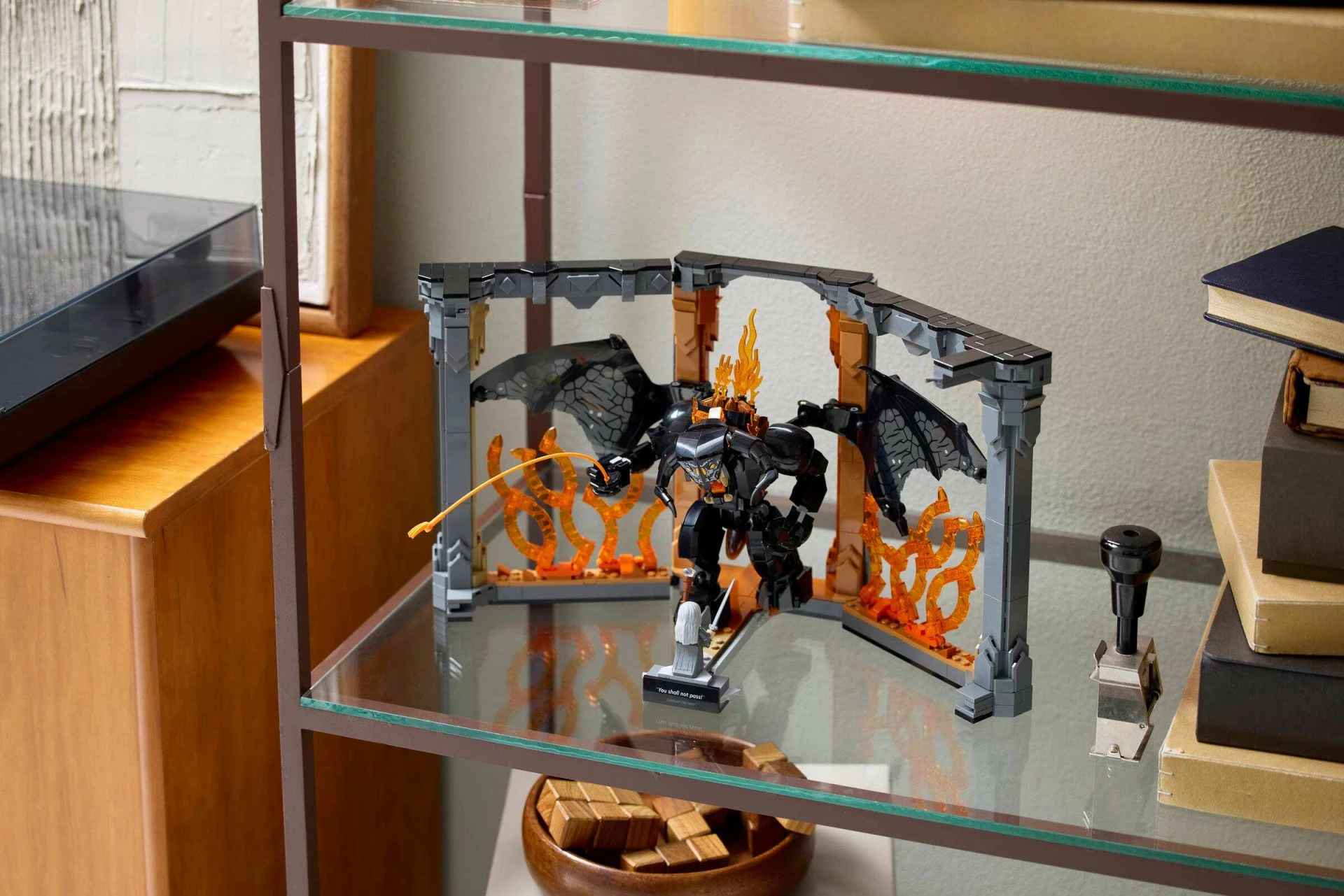 Set LEGO Icons The Lord of the Rings Balrog Book Nook 10367, 1201 copë, 18+