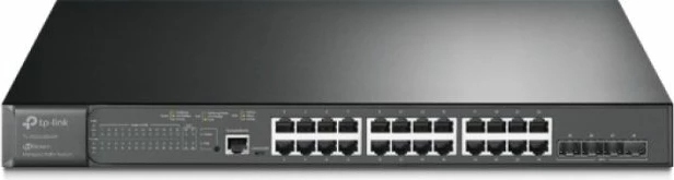 Switch TP-LINK JetStream TL-SG3428XMP 24-port Gigabit PoE+ 384W me 4x 10G SFP+ Layer 2+, i zi