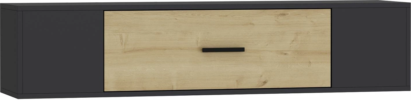 Komodë TV Skye Decor, antracit, lisi sapphire