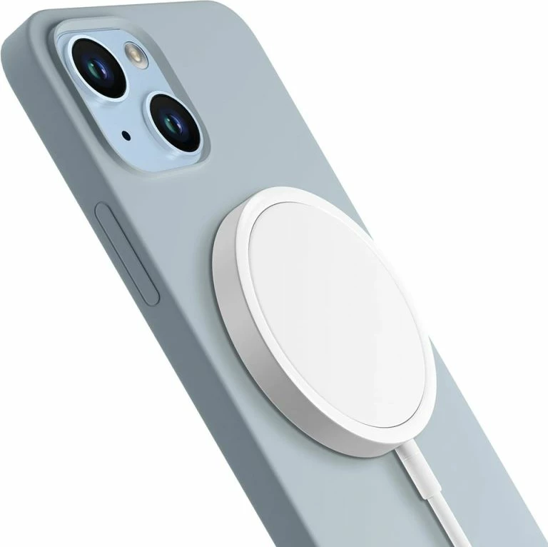 Mbrojtëse silikoni për iPhone 14 Plus 3mk Hardy MagCase, e kaltër