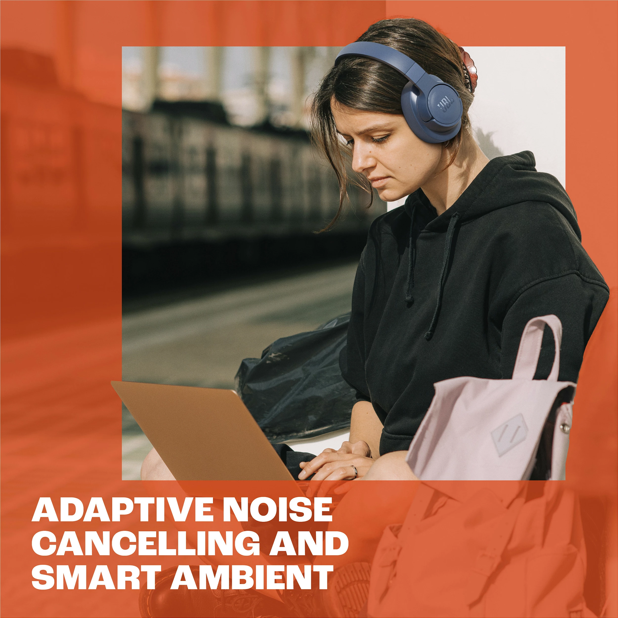Kufje JBL Tune 770NC, Bluetooth 5.3, ANC, me kabllo, të palosshme, të zeza
