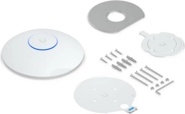 Access point Wi‑Fi Ubiquiti UniFi U7-LR, Wi‑Fi 7, 2.5GbE, PoE, long-range, i bardhë