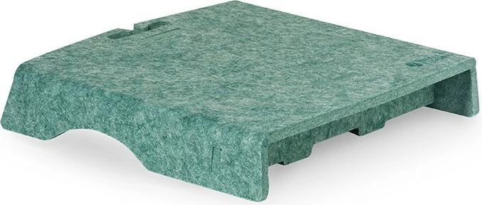 Stendë monitori BakkerElkhuizen Q-Riser 50 Circular, 10-30 inç, 10 kg, e gjelbër