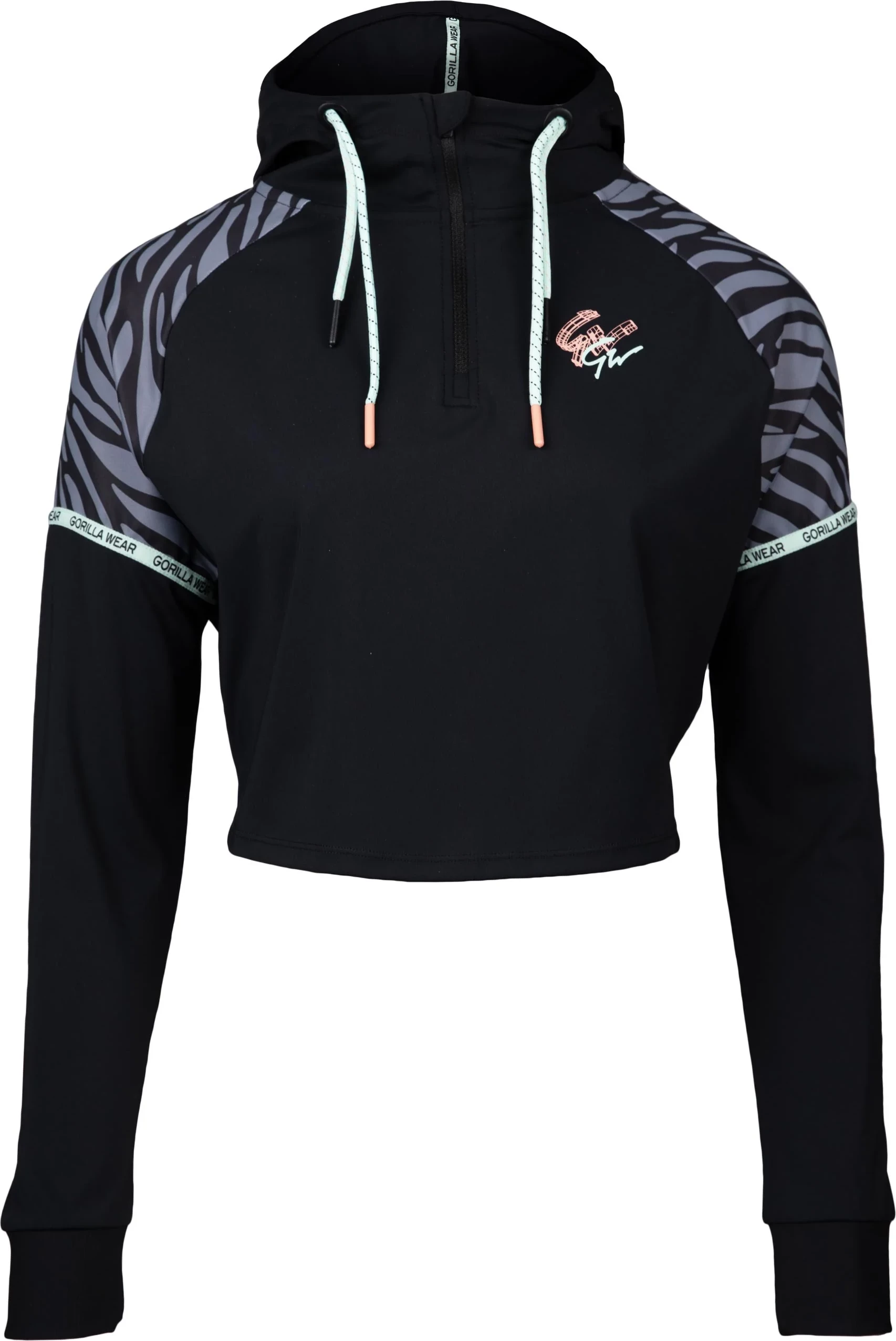 Zion Cropped Hoodie - Black [Madhësia: L]