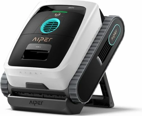 Robot pastrues pishine AIPER Scuba N3, me bateri, 180 min, 300 LPM, filtër MicroMesh 3µm, stacion karikimi pa kabllo, bardhë/zi