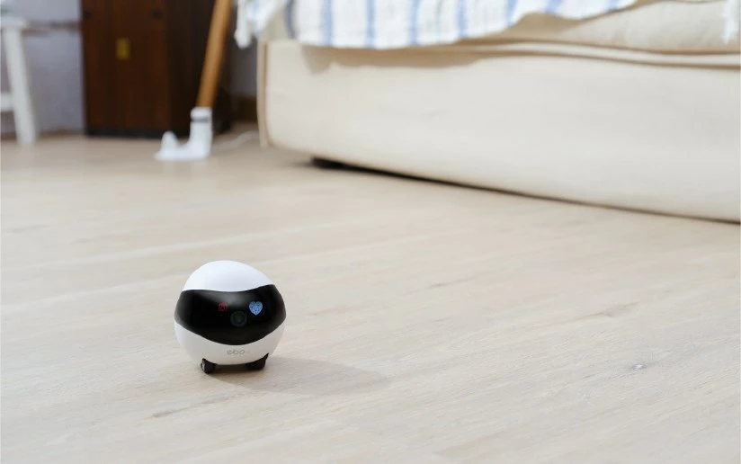 Monitor smart Enabot EBO SE, për kafshë shtëpiake dhe fëmijë, i zi