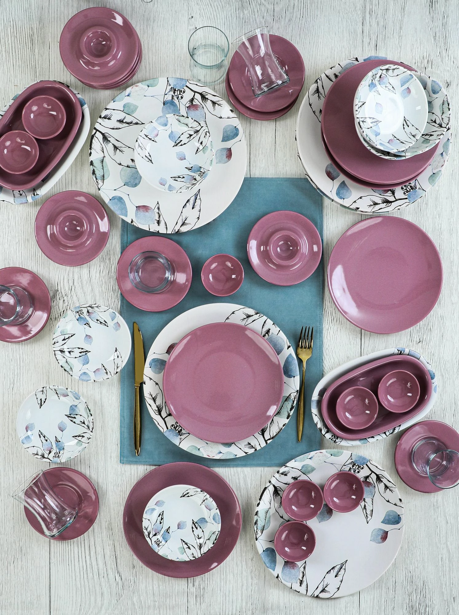 Set mëngjesi 50 pjesësh, Hermia Concept, TV087050F3X2AJ47100MAP0300