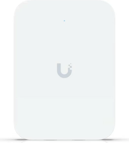 Access Point Ubiquiti UniFi U7 In-Wall U7-IW Wi‑Fi 7 4-stream, 2.4/5 GHz, switch PoE 2.5 GbE i integruar, i bardhë