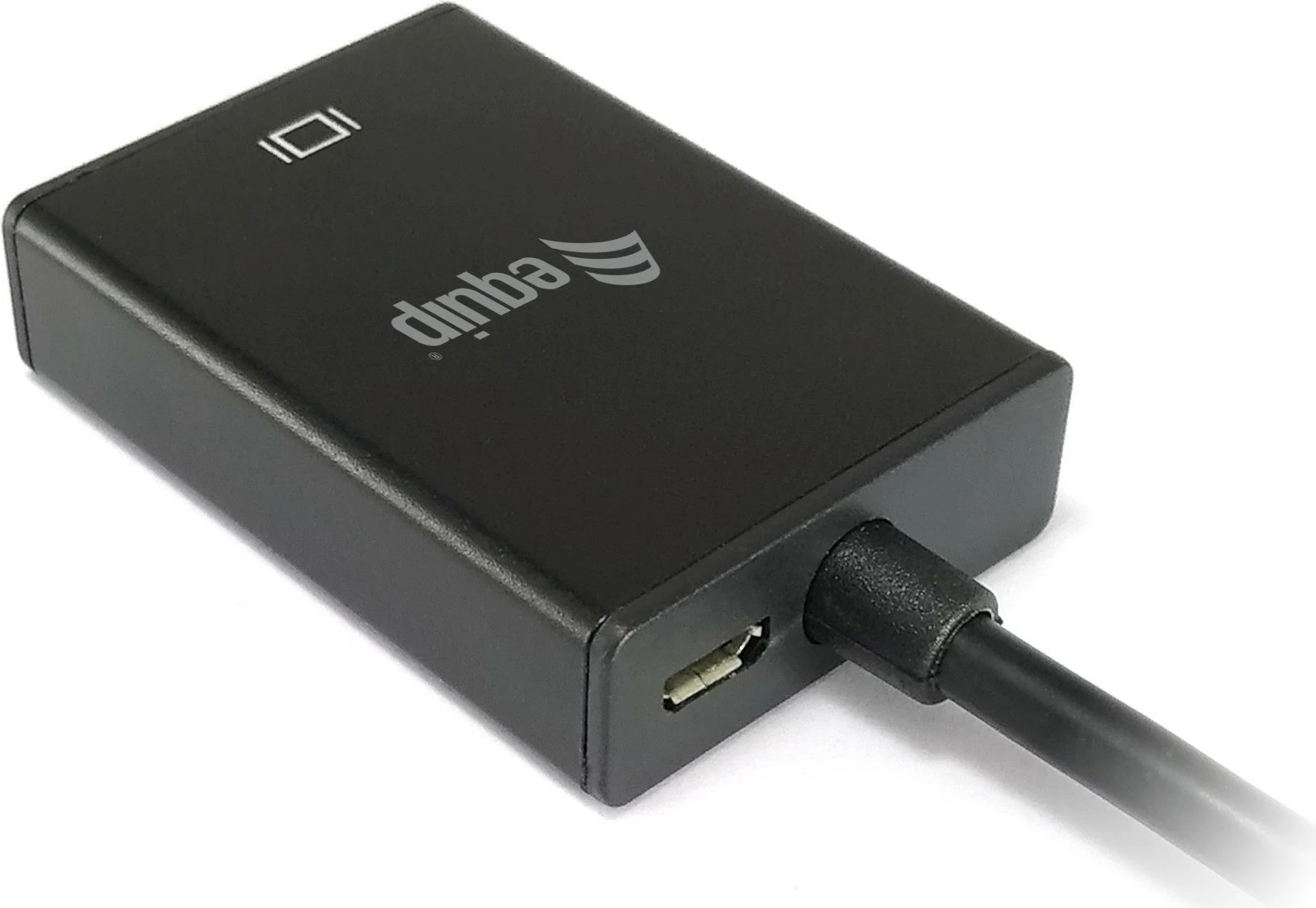 Adapter VGA në HDMI me Audio Equip, 0.2 m, i zi