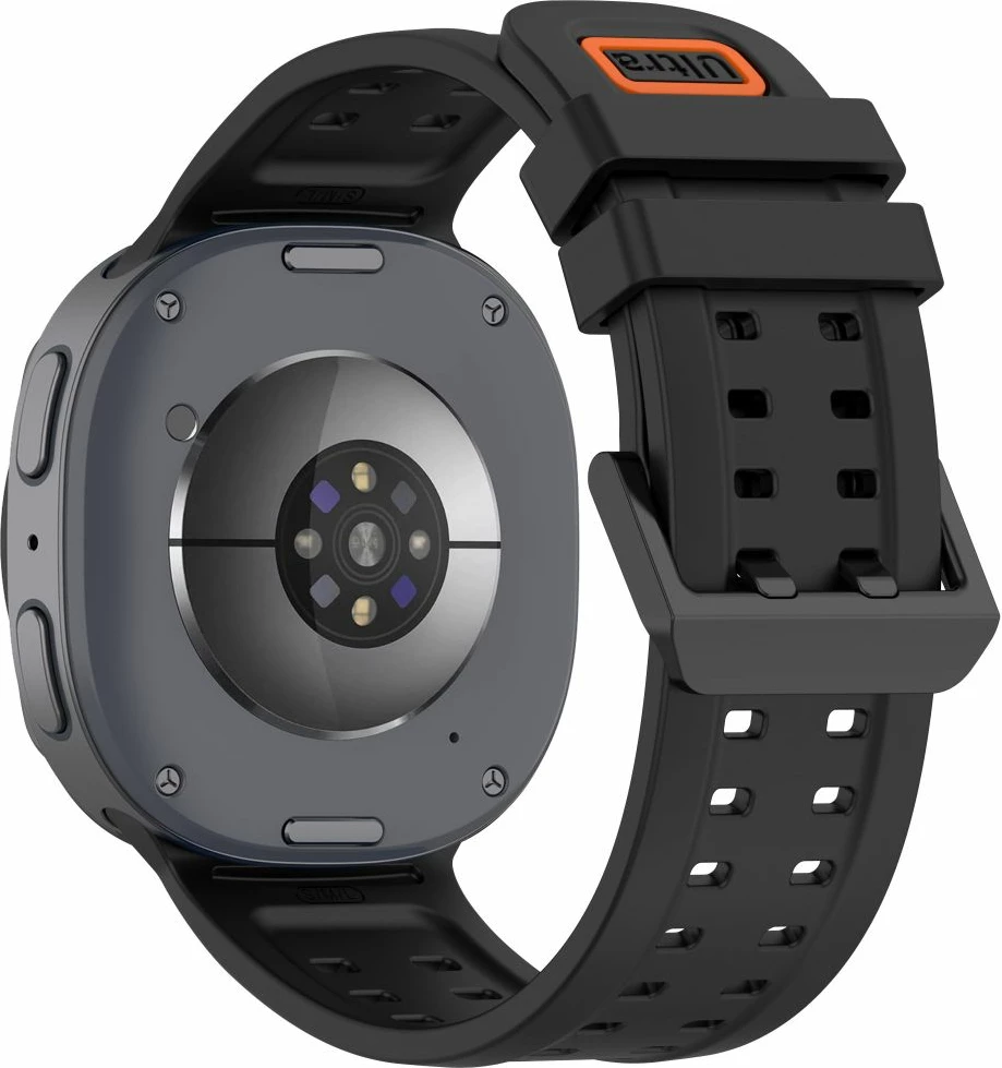 Rrip silikoni Tech-Protect Silicone Air për Samsung Galaxy Watch 8/9 Classic 40/44/46 mm, 22 mm, i zi, 1 copë