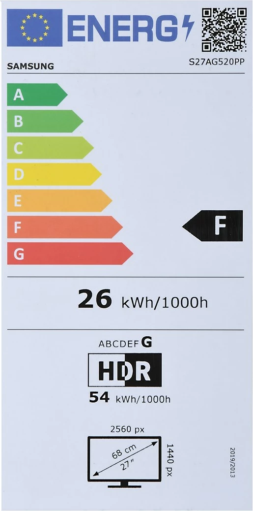 Monitor gaming Samsung Odyssey G5 G52A, LED, 27", 165 Hz, QHD, i zi