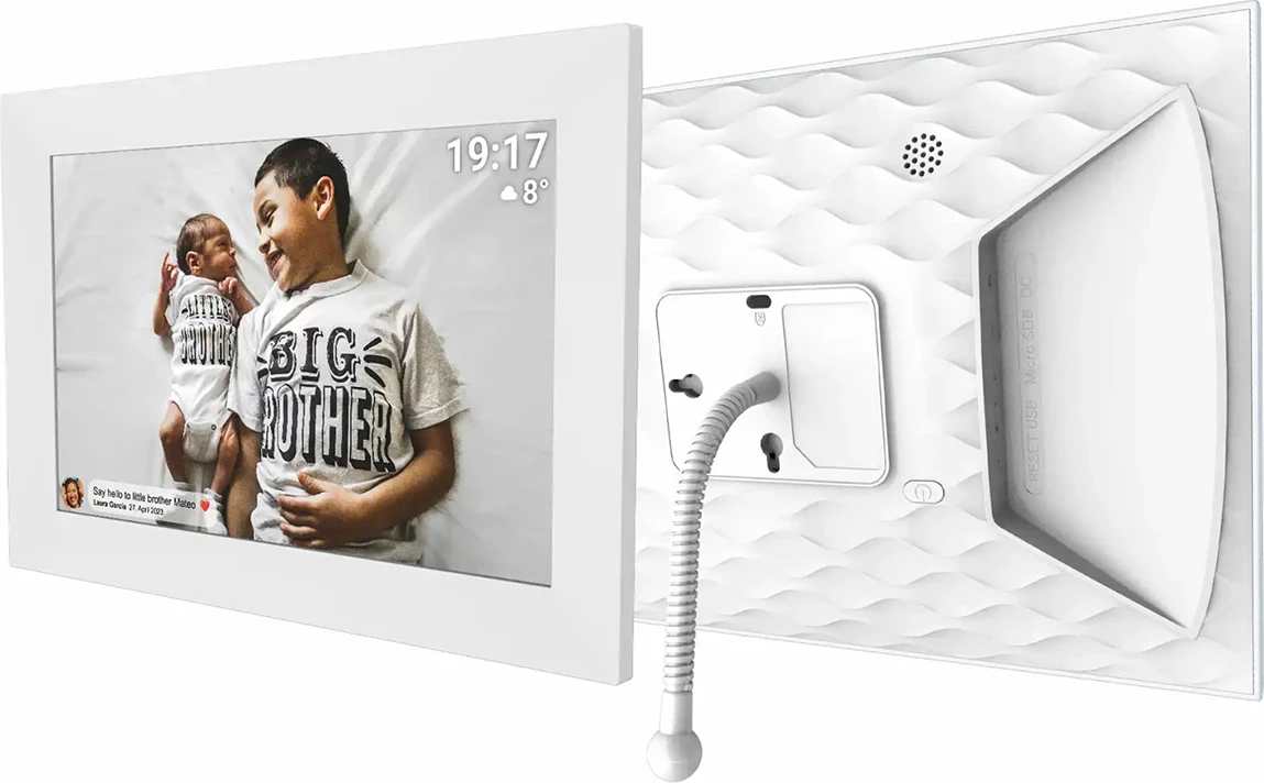 Kornizë digjitale Denver Frameo PFF-1026W, 10.1", 16 GB, e bardhë
