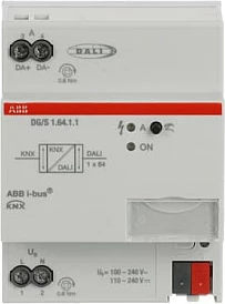 Kontroller DALI ABB 2CDG110198R0011, KNX i-bus, Single-Master, 64 pajisje, IP20, gri