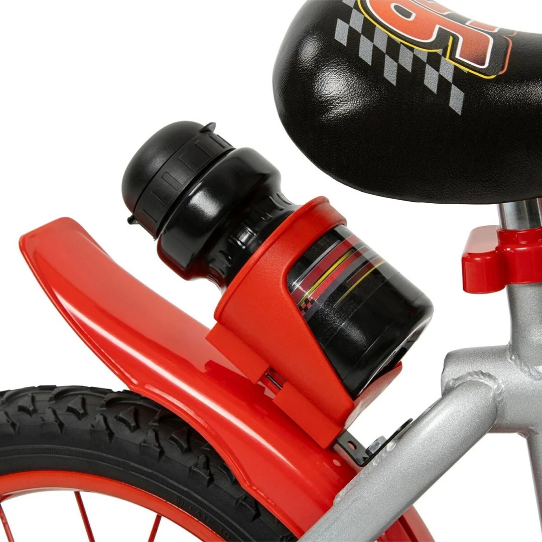 Biçikletë fëmijësh HUFFY Disney Cars 24484W, 14", alumin, argjendtë, me 4 rrota