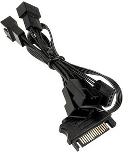 Kabllo splitter PWM për ventilatorë Kolink 1-4, 35 cm, e zezë