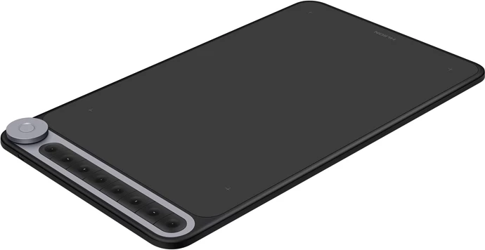 Tablet grafik Huion Q620M, wireless dhe me kabllo, 266.7x166.7mm, 8 butona programues, i zi