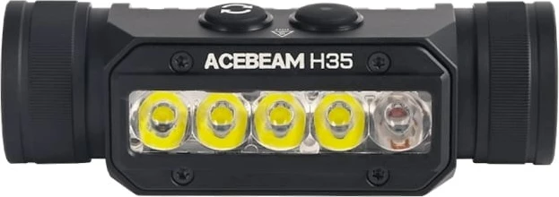 Dritë koke AceBeam H35, LED, 3800 mAh, Alumini