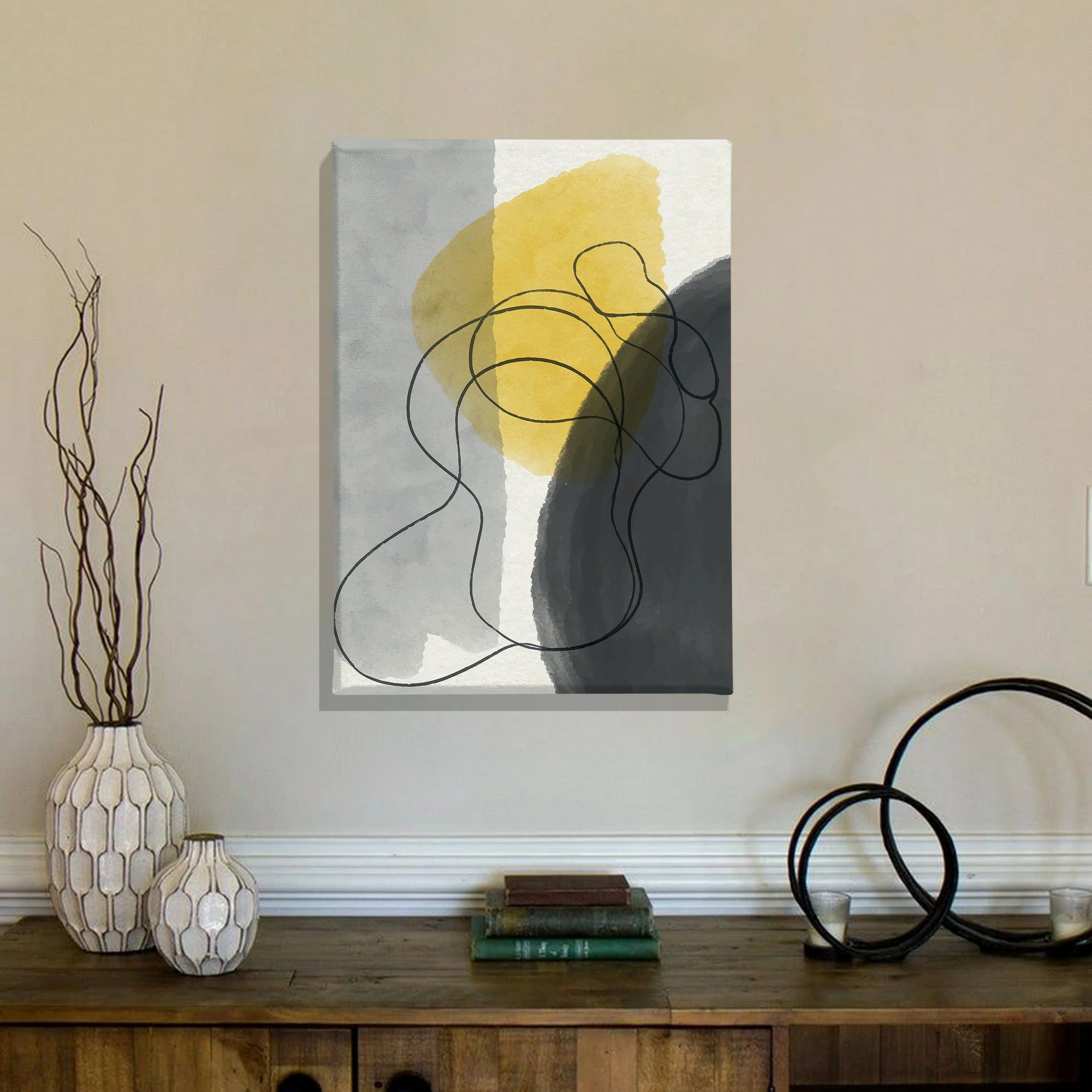 Pikturë dekorative në kanavacë Wallity, ASR_CNV25-1, 70x100 cm