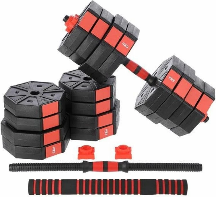 Set pesha trajnimi HMS unisex, të kuqe/zeza