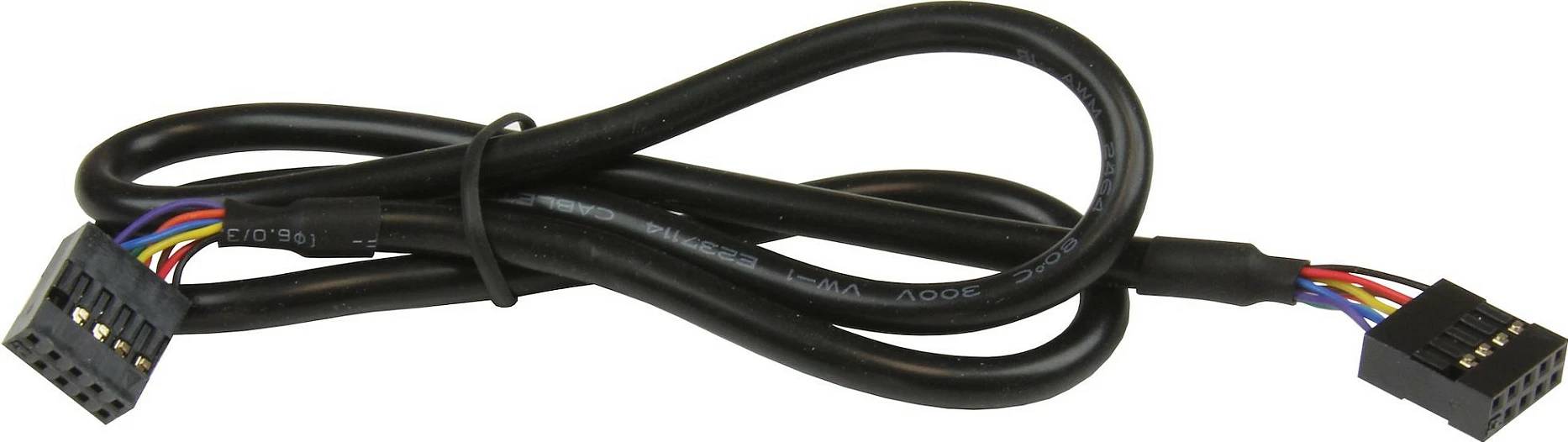 Adapter StarTech ICUSB232INT2 USB header në 2 porta Serial RS-232, i brendshëm, 24in