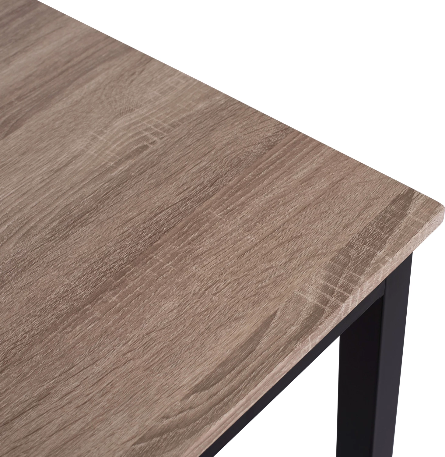 Tavolinë ngrënieje PANYA FH8332, 110x70x76, sonoma, këmbë të zeza