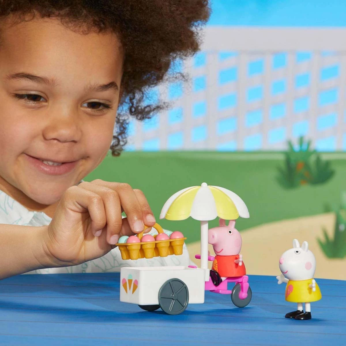 Lodër Peppa Pig Peppa's Ice Cream Cart