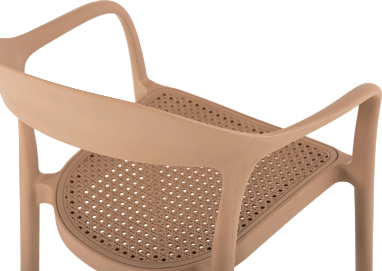 Karrige e qëndrueshme CLEO polipropileni FH5935.03 kapuçino 57x53x81Hcm