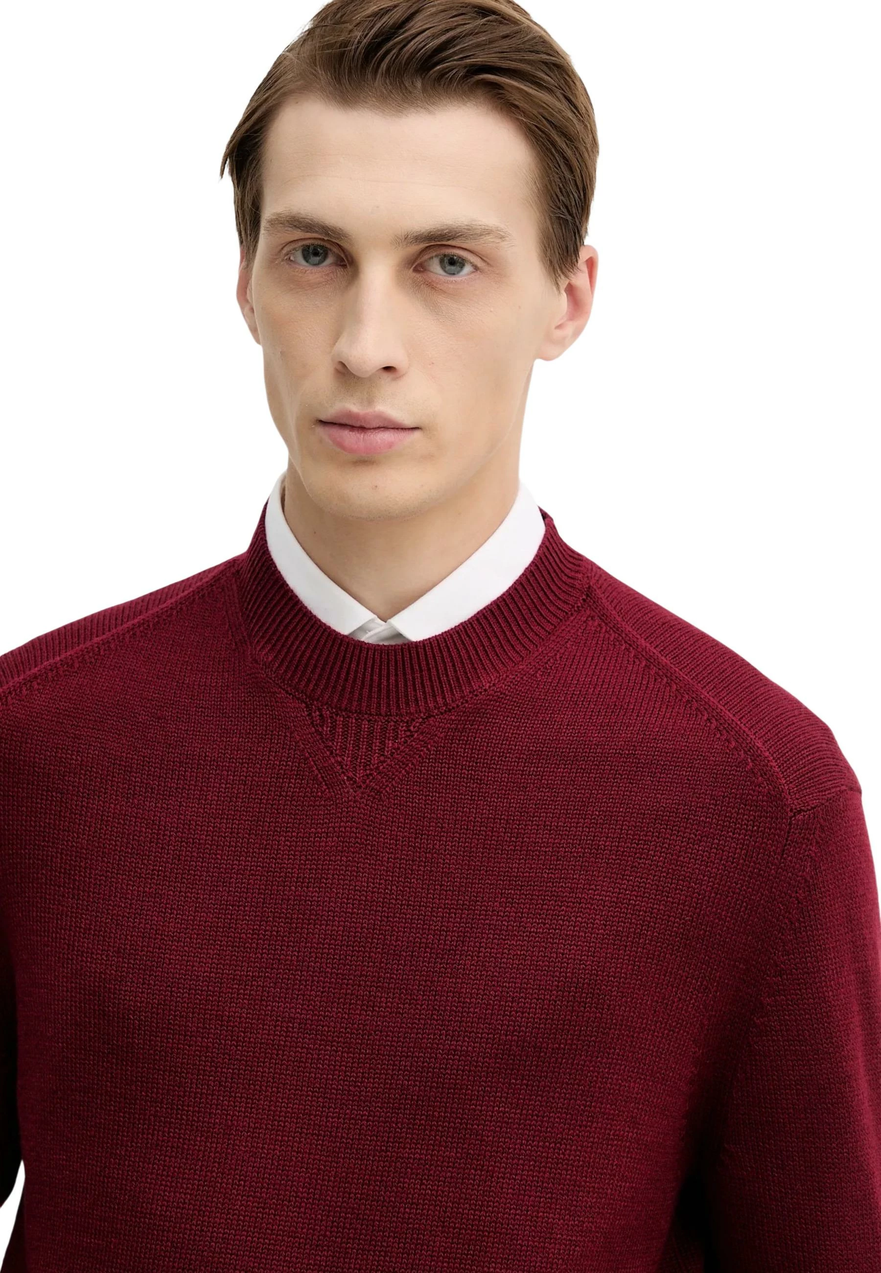 Xhemper për meshkuj Armani Exchange XM001916 AF14008, bordo [Madhësia: S]