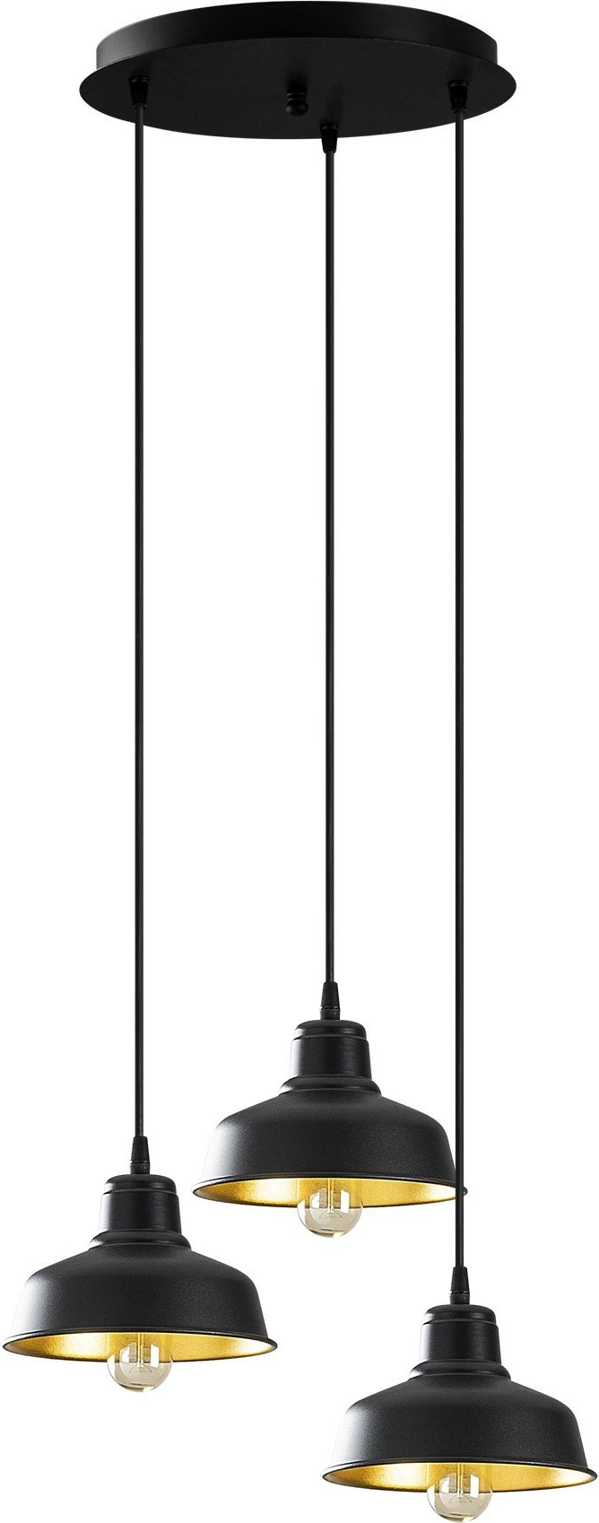 Llambë tavani industriale Opviq, Berceste - 181BLACK-S2, ngjyrë e zezë