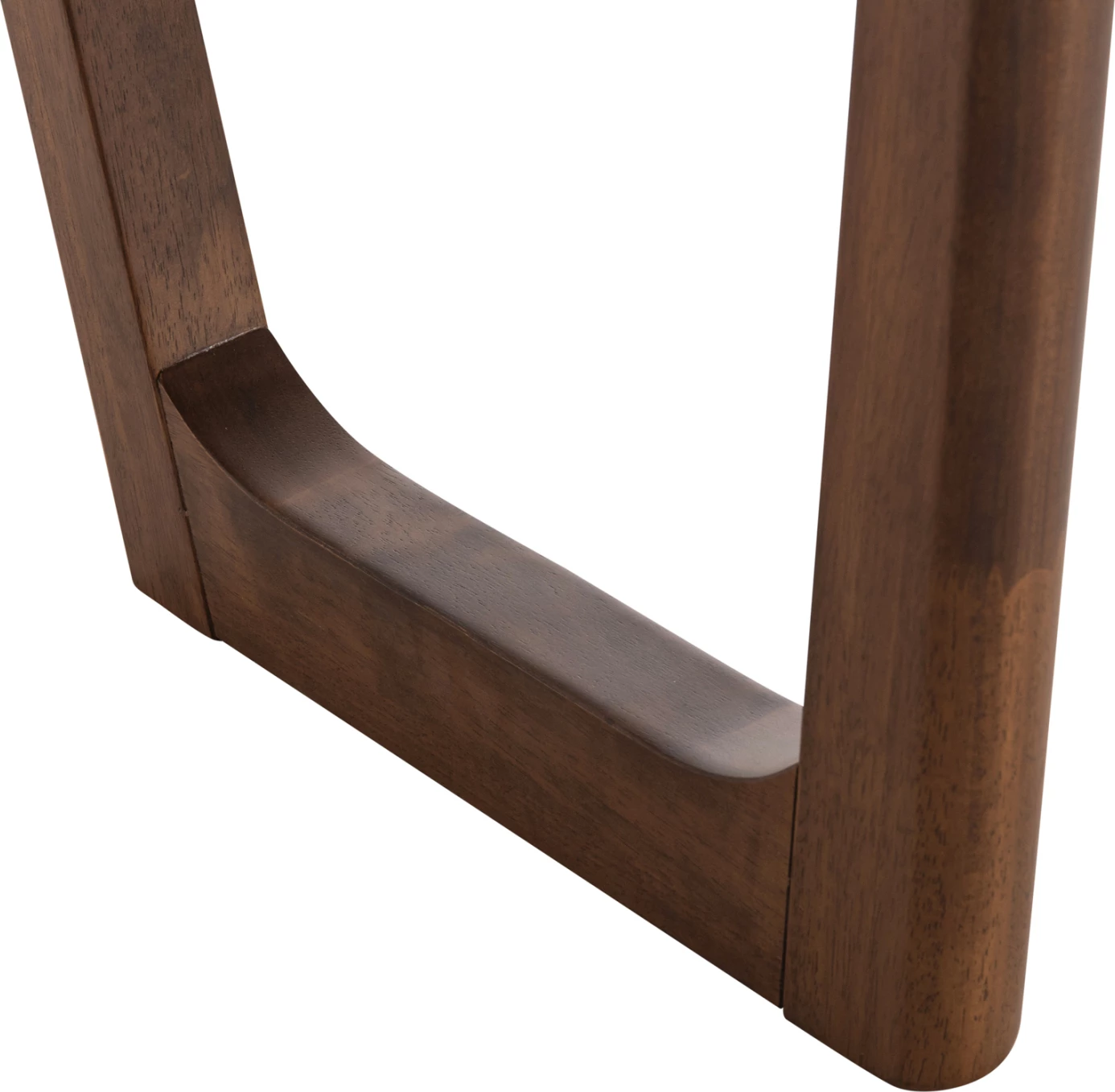 Tavolinë drejtkëndore për ngrënie RINER FH9745 MDF me finiturë arre në stil sunburst 180x90x76H cm