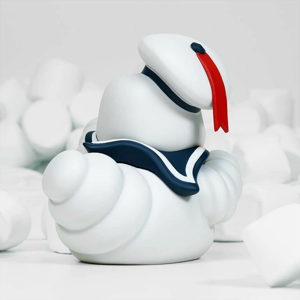 Figurinë koleksionuese TUBBZ Ghostbusters Stay Puft, 9 cm, PVC, e bardhë/kuqe/blu