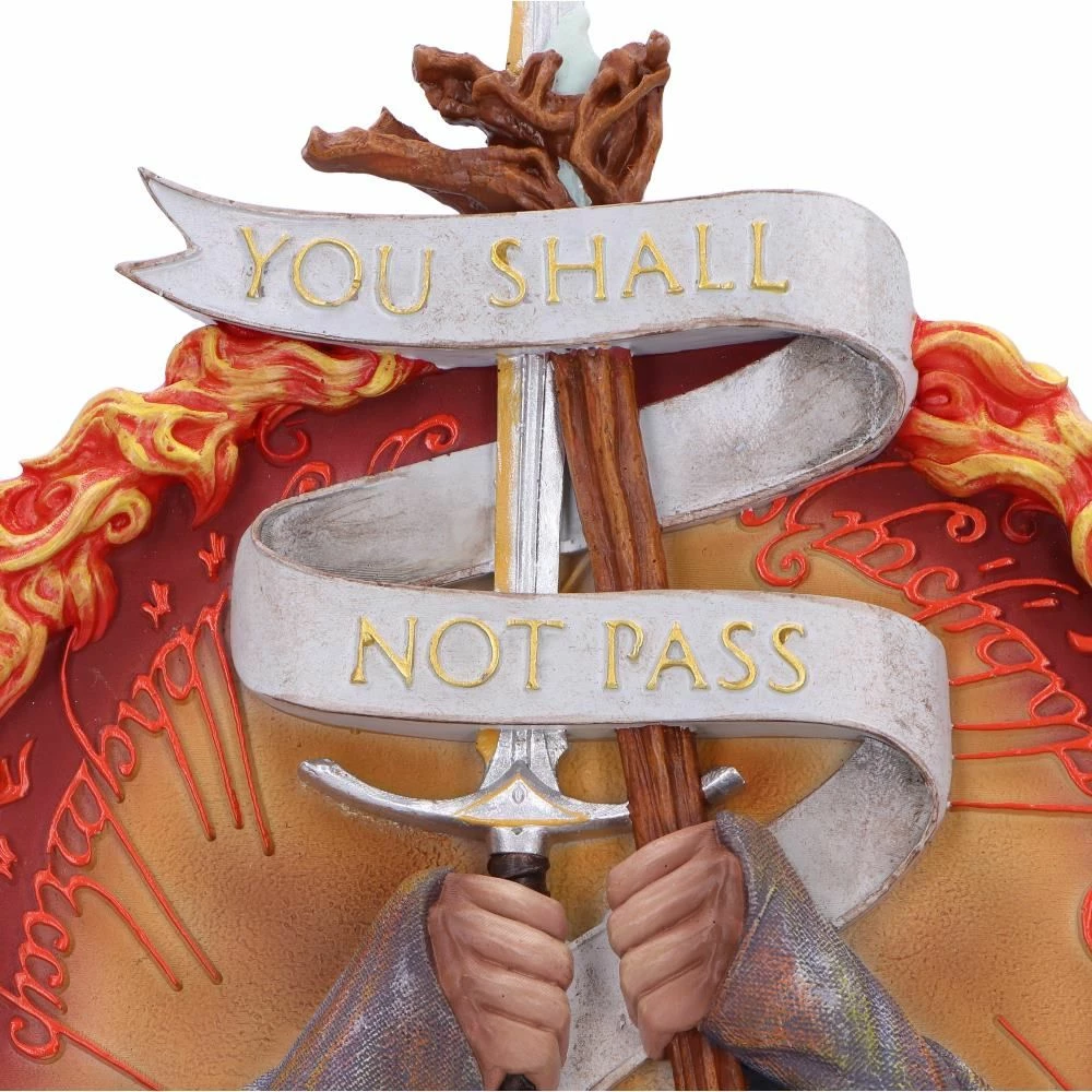 Plaketë muri dekorative NEMESIS NOW Lord of the Rings "You Shall Not Pass" 30.4 cm
