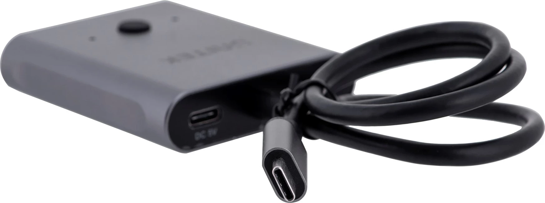 Switch UNITEK dy-drejtimësh USB-C, 2 në 1, 4K, i zi